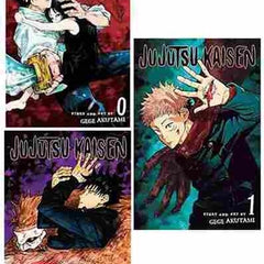 3 Manga Books Set JUJUTSU KAISEN: 0 + JUJUTSU KAISEN: 1 + JUJUTSU KAISEN: 2