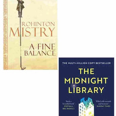 2 Book Set Collection A Fine Balance + The Midnight Library