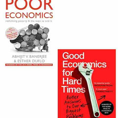 2 Book Set Collection Poor Economics + Good Economics for Hard Times