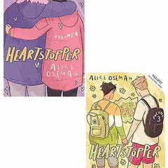 2 Book Set Collection Heartstopper Volume Four + Heartstopper Volume Three