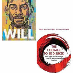 2 Book Set Collection Will + The Courage To Be Disliked