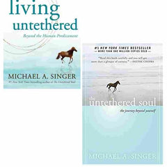 2 Book Set Collection Living Untethered + The Untethered Soul