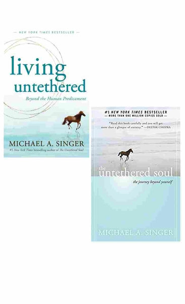 2 Book Set Collection Living Untethered + The Untethered Soul