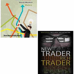 2 Book Set Collection Trading Habits + New Trader Rich Trader