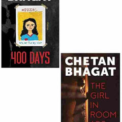 2 Book Set Collection 400 Days + The Girl in Room 105
