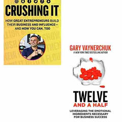 2 Book Set Collection Crushing It! + Twelve and a Half