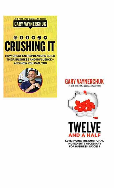 2 Book Set Collection Crushing It! + Twelve and a Half