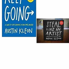 2 Book Set Collection Keep Going + Steal Like An Artist