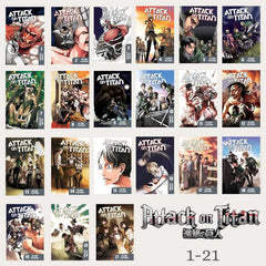 Attack on Titan Box Set (Volumes 1-21)