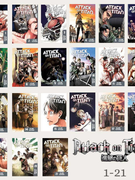 Attack on Titan Box Set (Volumes 1-21)