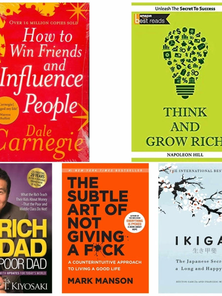 Personal Development and Success 5-Book Set (Paperback English)