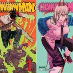 2 Manga Book Set Collection Chainsaw Man Vol. 01 + Chainsaw Man Vol. 02