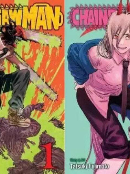 2 Manga Book Set Collection Chainsaw Man Vol. 01 + Chainsaw Man Vol. 02