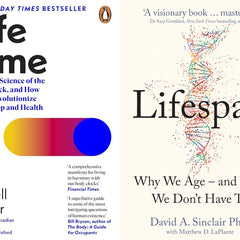 Lifespan by David A. Sinclair and Lifetime by Russell Foste  (Combo)
