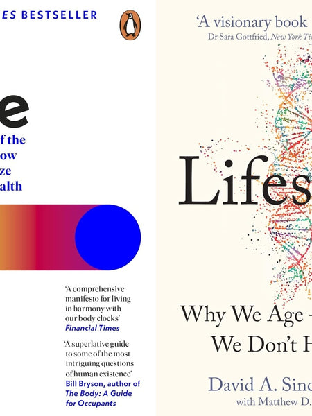 Lifespan by David A. Sinclair and Lifetime by Russell Foste  (Combo)
