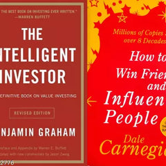 The intelligent investor , How to win friends and influence people 2 book set