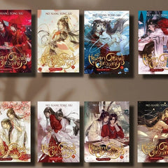 Heaven Official's Blessing: Tian Guan Ci Fu Novel Vol. 1-8 by Mo Xiang Tong Xiu book set