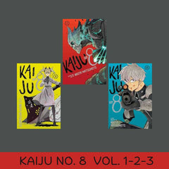 Kaiju No. 8 Manga Set Vol 1-3 by Naoya Matsumoto