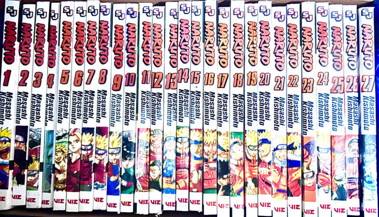 Naruto vol  1‑27 box set