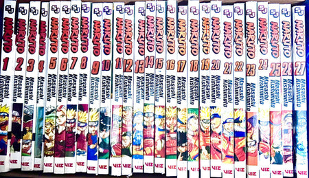 Naruto vol  1‑27 box set