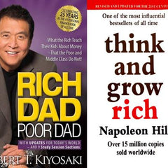 2 book set Rich dad poor dad + Think And Grow Rich