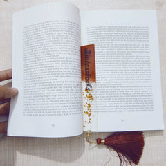 Bindass Books Handcrafted Resin Bookmark – Elegant Gift for Book Lovers