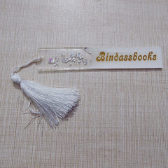 Bindass Books Handcrafted Resin Bookmark – Elegant Gift for Book Lovers