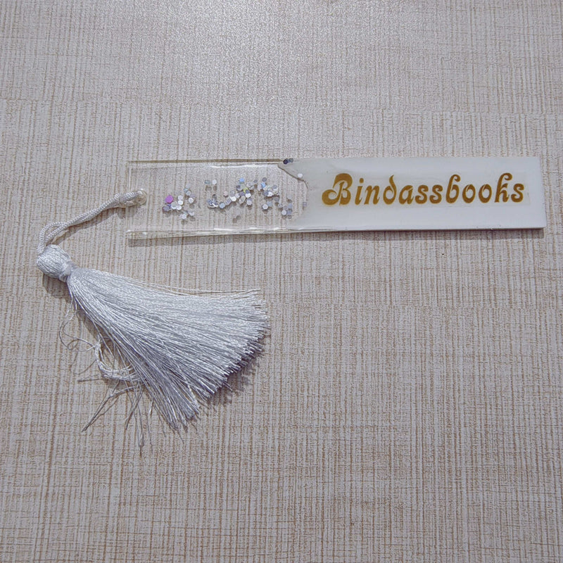Bindass Books Handcrafted Resin Bookmark – Elegant Gift for Book Lovers