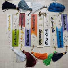 Bindass Books Handcrafted Resin Bookmark – Elegant Gift for Book Lovers