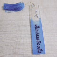 Bindass Books Handcrafted Resin Bookmark – Elegant Gift for Book Lovers