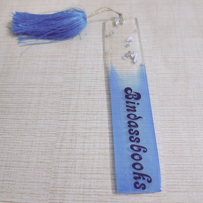 Bindass Books Handcrafted Resin Bookmark – Elegant Gift for Book Lovers