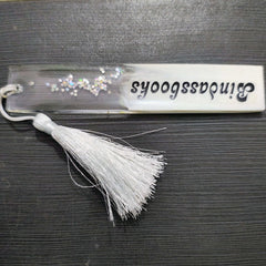 Bindass Books Handcrafted Resin Bookmark – Elegant Gift for Book Lovers