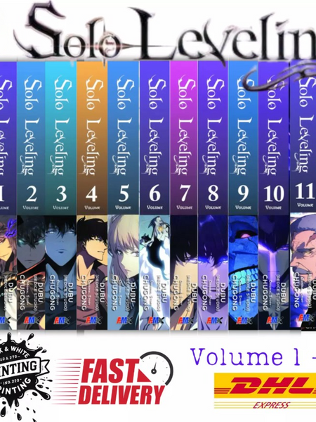 Solo Leveling Manga Series Vol 1-11: 11 Books Collection Set  by Chugong