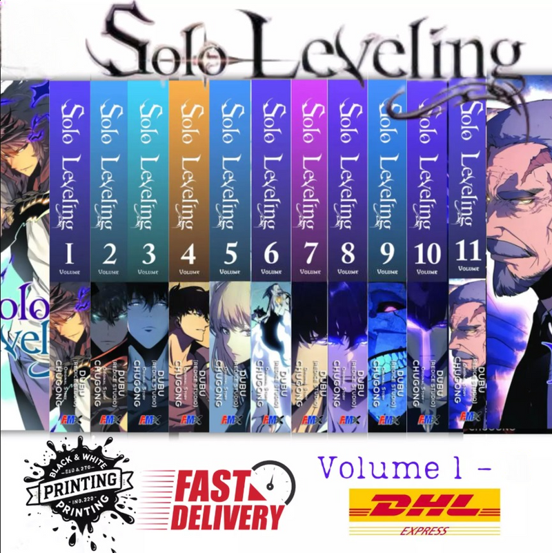 Solo Leveling Manga Series Vol 1-11: 11 Books Collection Set  by Chugong