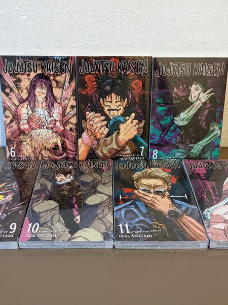 Jujutsu Kaisen English Version Vol.0-12 Comic Set