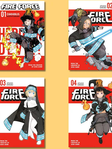 fire force 4 book combo vol 1 to 4