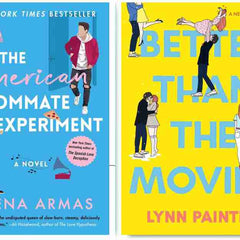 2 book set The American Roommate Experiment + Better Than the Movies
