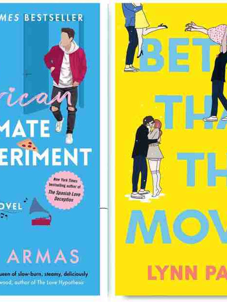 2 book set The American Roommate Experiment + Better Than the Movies