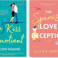 2 Book Set Collection The Kiss Quotient + The Spanish Love Deception