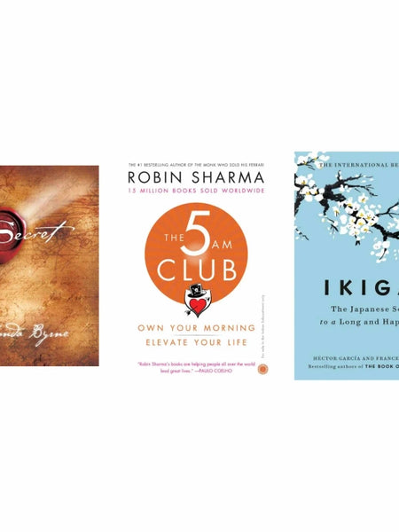 The Secret,The 5 AM Club and Ikigai : A Powerful Trilogy for Personal Transformation