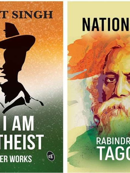 2 Book Set Collection Why I am an Atheist + Nationalism